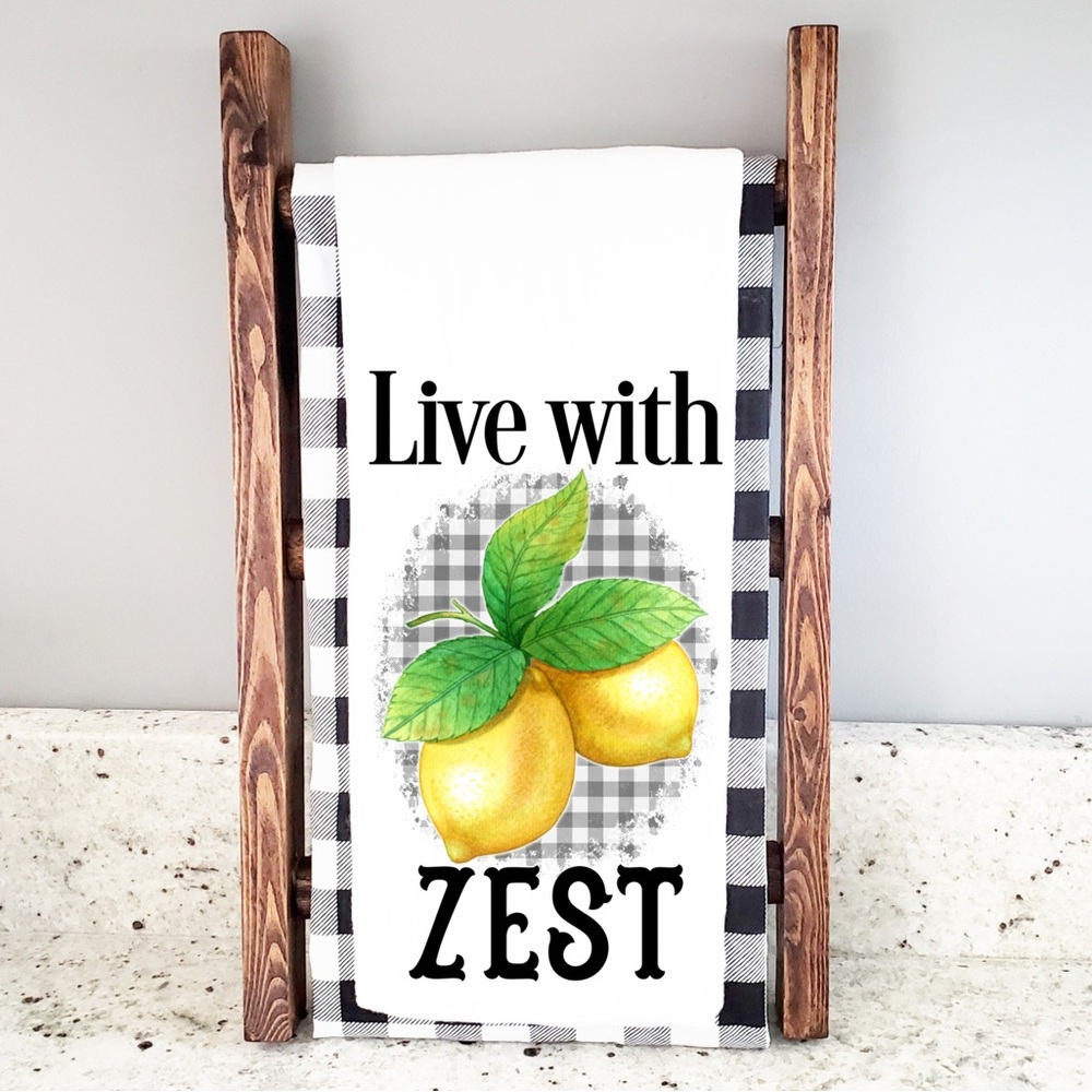 Handcrafted sublimation kitchen towel